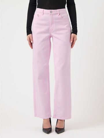 YAS - regular Vaquero en rosa: frente