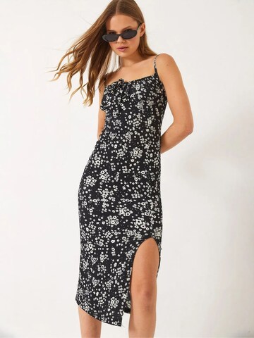 Robe Bianco Lucci en noir : devant