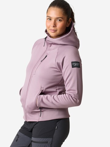 Veste en polaire fonctionnelle 'Lofoten' SWEDEMOUNT en violet