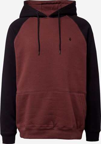 Volcom Sweatshirt 'HOMAK' i brun: framsida