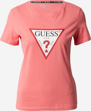 GUESS - Camisa em rosa: frente