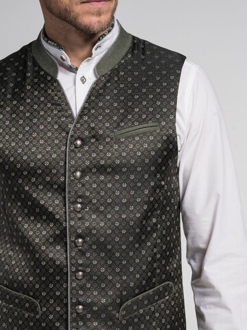 SPIETH & WENSKY Traditional Vest 'Albin' in Green