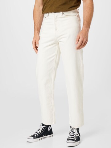 WEEKDAY Loose fit Jeans 'Galaxy Hanson' in White: front