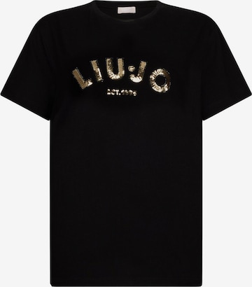 juoda Liu Jo Marškinėliai 'LiuJoBetter': priekis