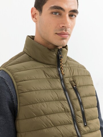 CAMEL ACTIVE Steppweste aus recyceltem Polyester in Braun