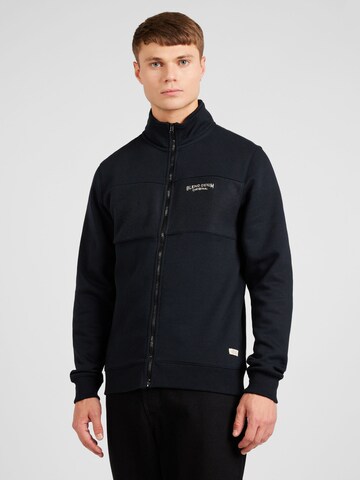 Veste de survêtement BLEND en noir : devant