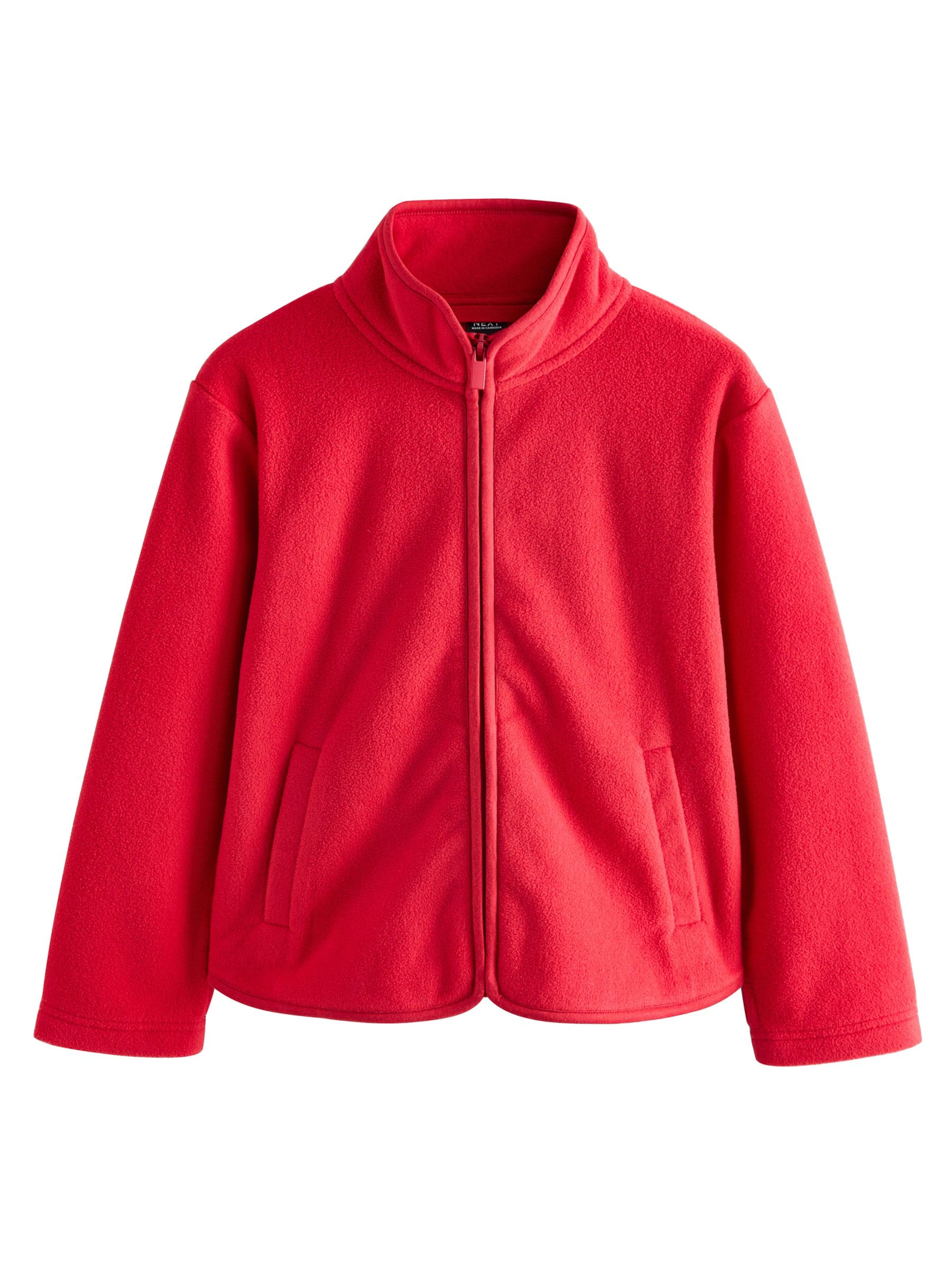 Next Fliisjakk, värv punane: eest vaates