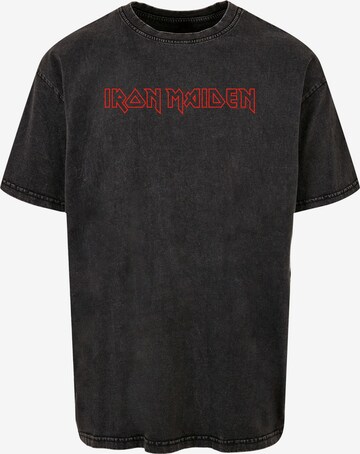 Merchcode T-Shirt 'Iron Maiden' in Schwarz: predná strana