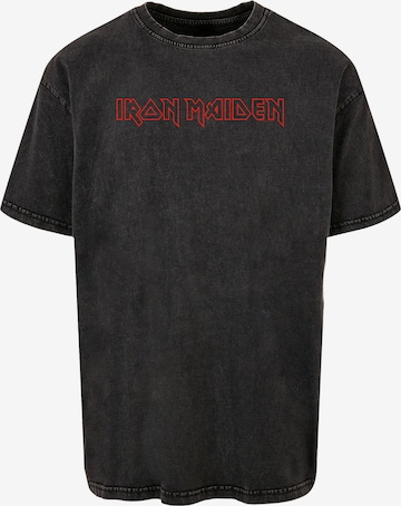 Merchcode Shirt 'Iron Maiden' in Zwart: voorkant