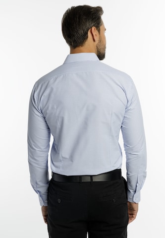 DreiMaster Klassik Slim Fit Hemd in Blau