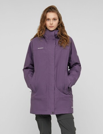 MAMMUT Jacke in Lila: Vorderseite
