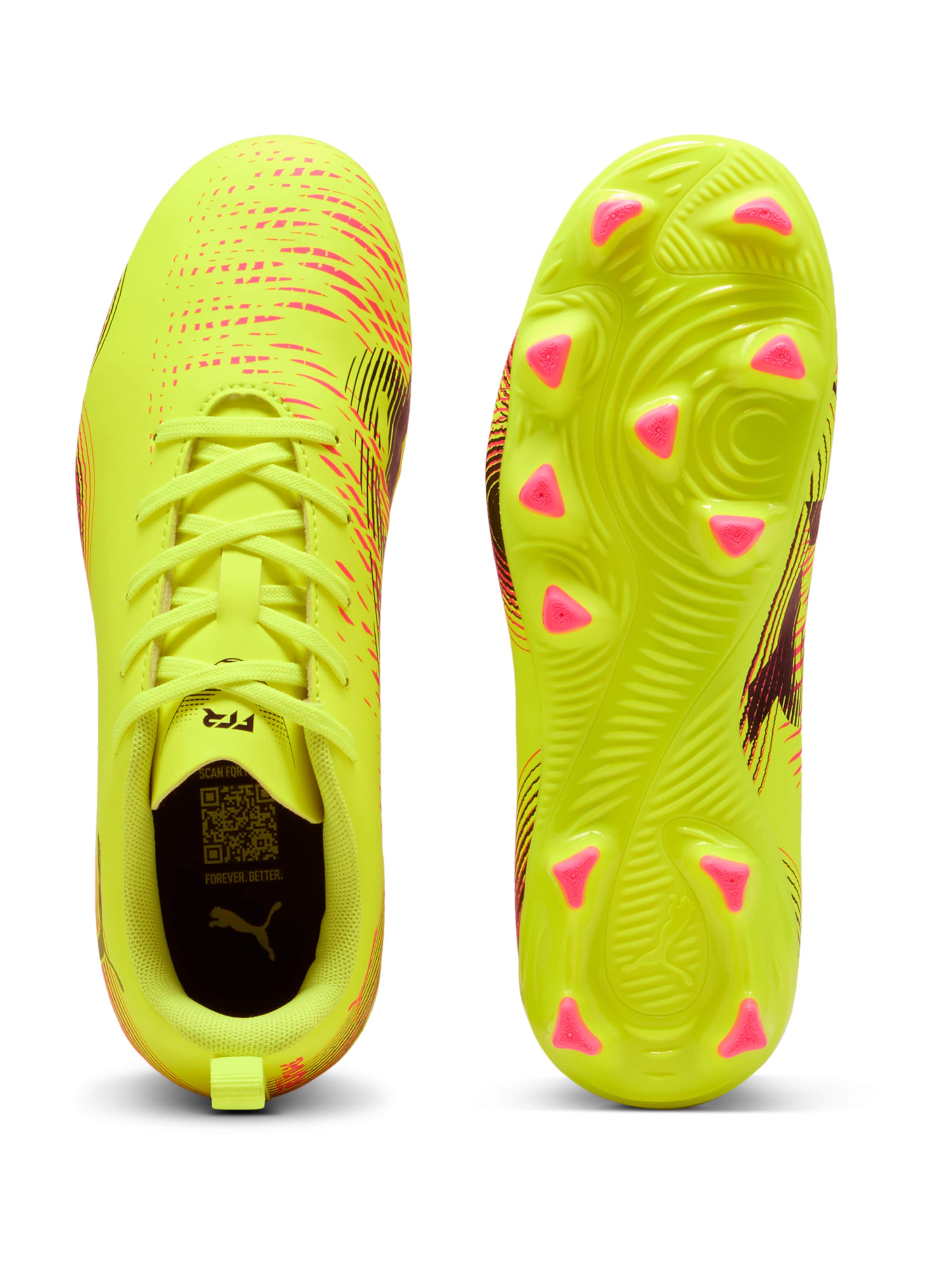 PUMA Αθλητικό παπούτσι 'Future 8 Play' σε κίτρινο