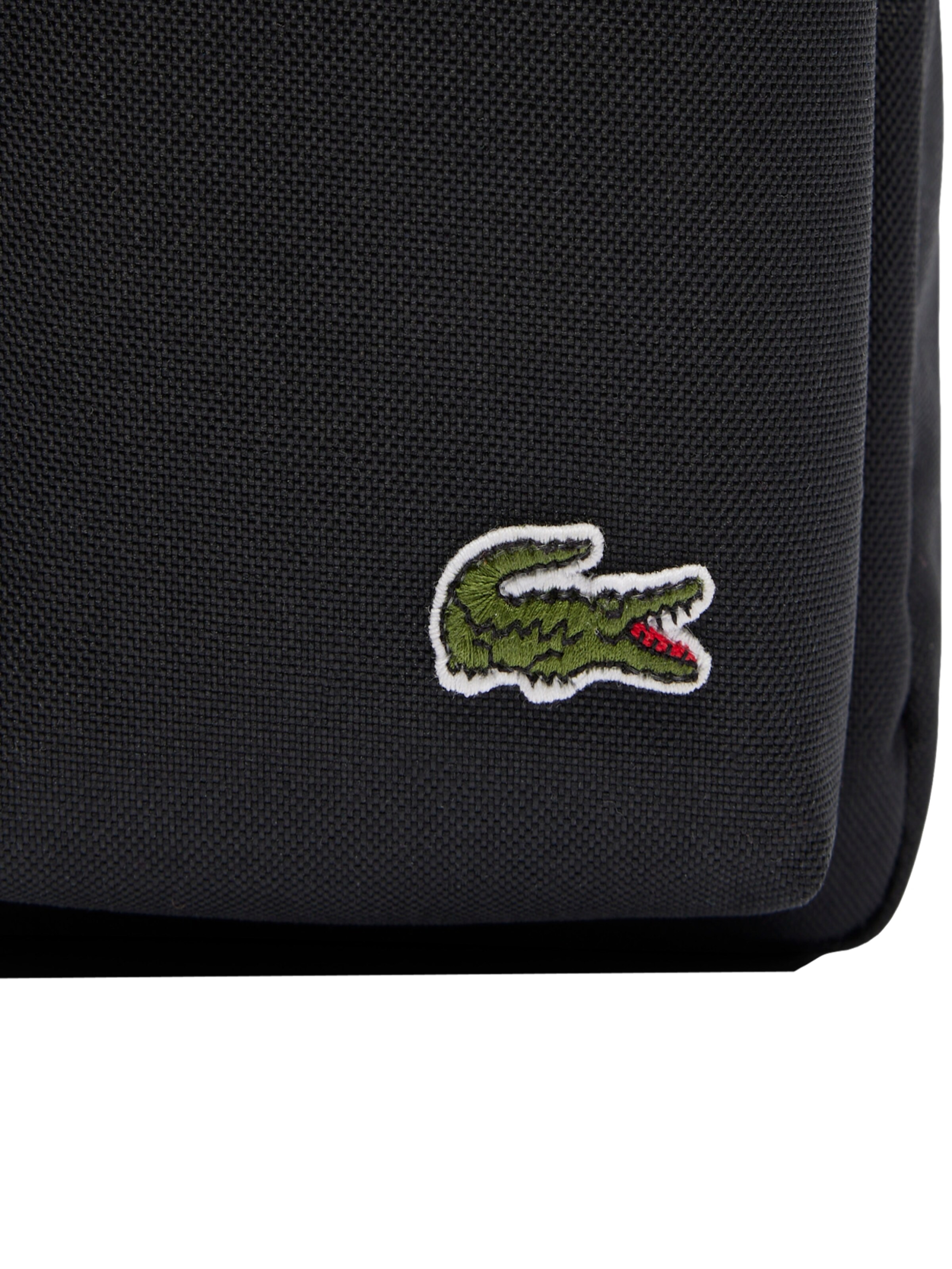 LACOSTE Torba za čez ramo 'Neocroc' | črna barva