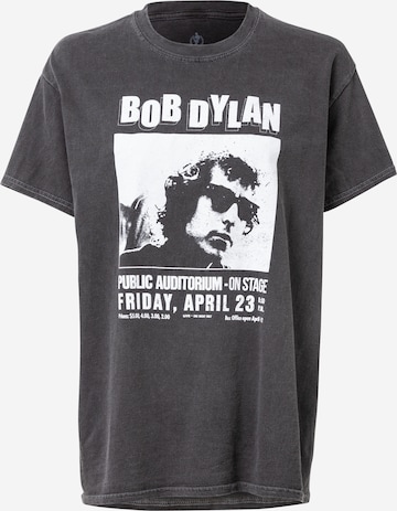 Daisy Street T-Shirt 'BOB DYLAN' in Grau: predná strana