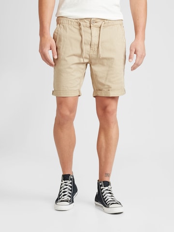 Regular Pantalon BLEND en marron : devant