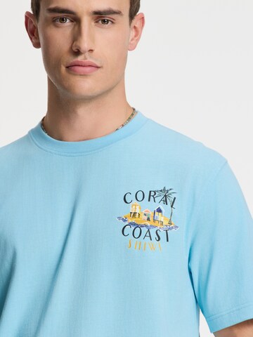 Tricou 'Finn Sketched Island' de la Shiwi pe albastru