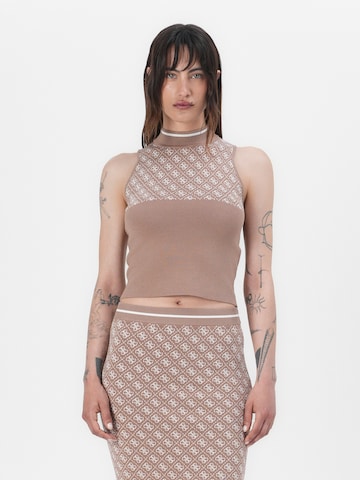 Tops en tricot 'LISE' GUESS en beige : devant