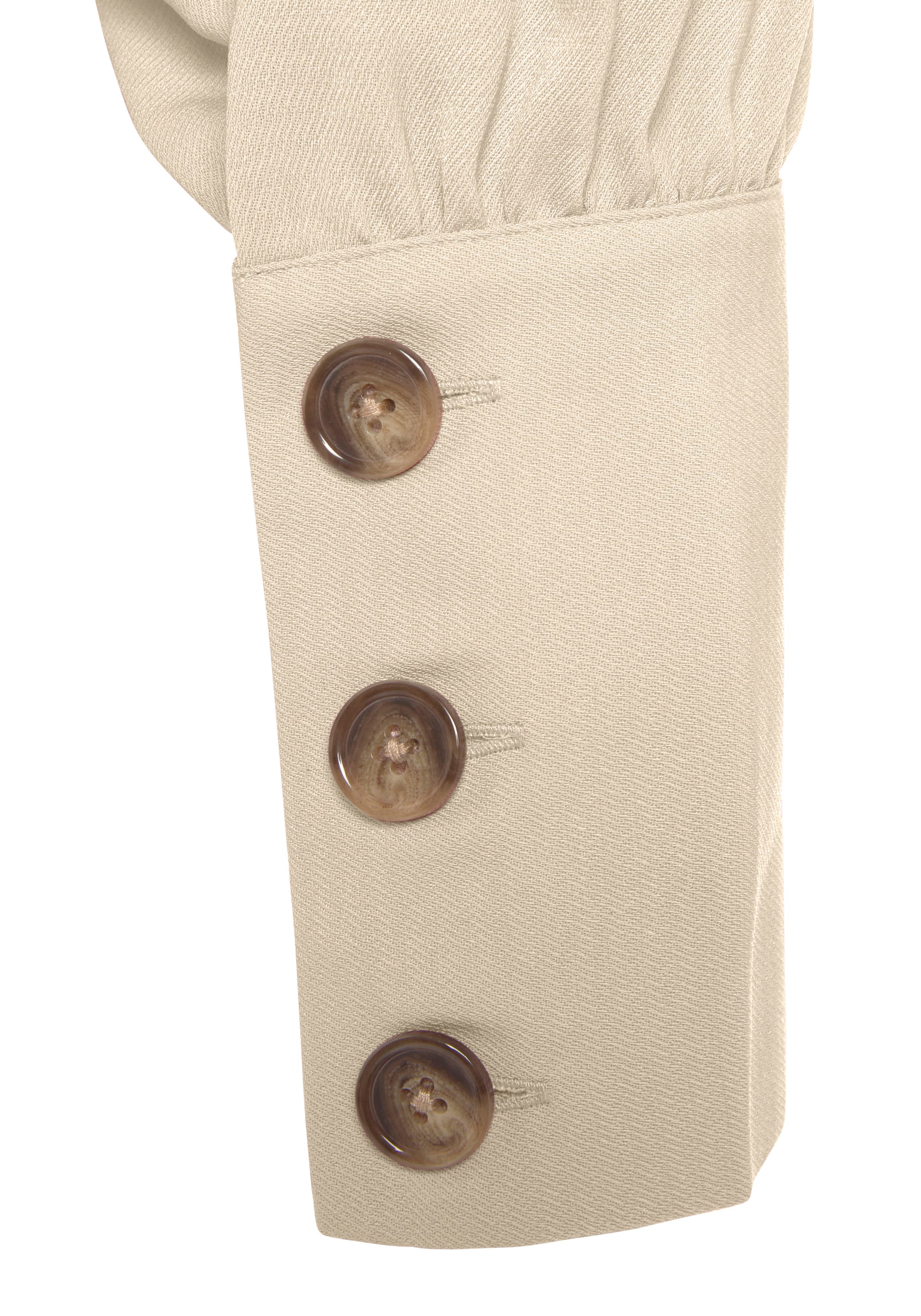 LASCANA Блузка в Бежевый