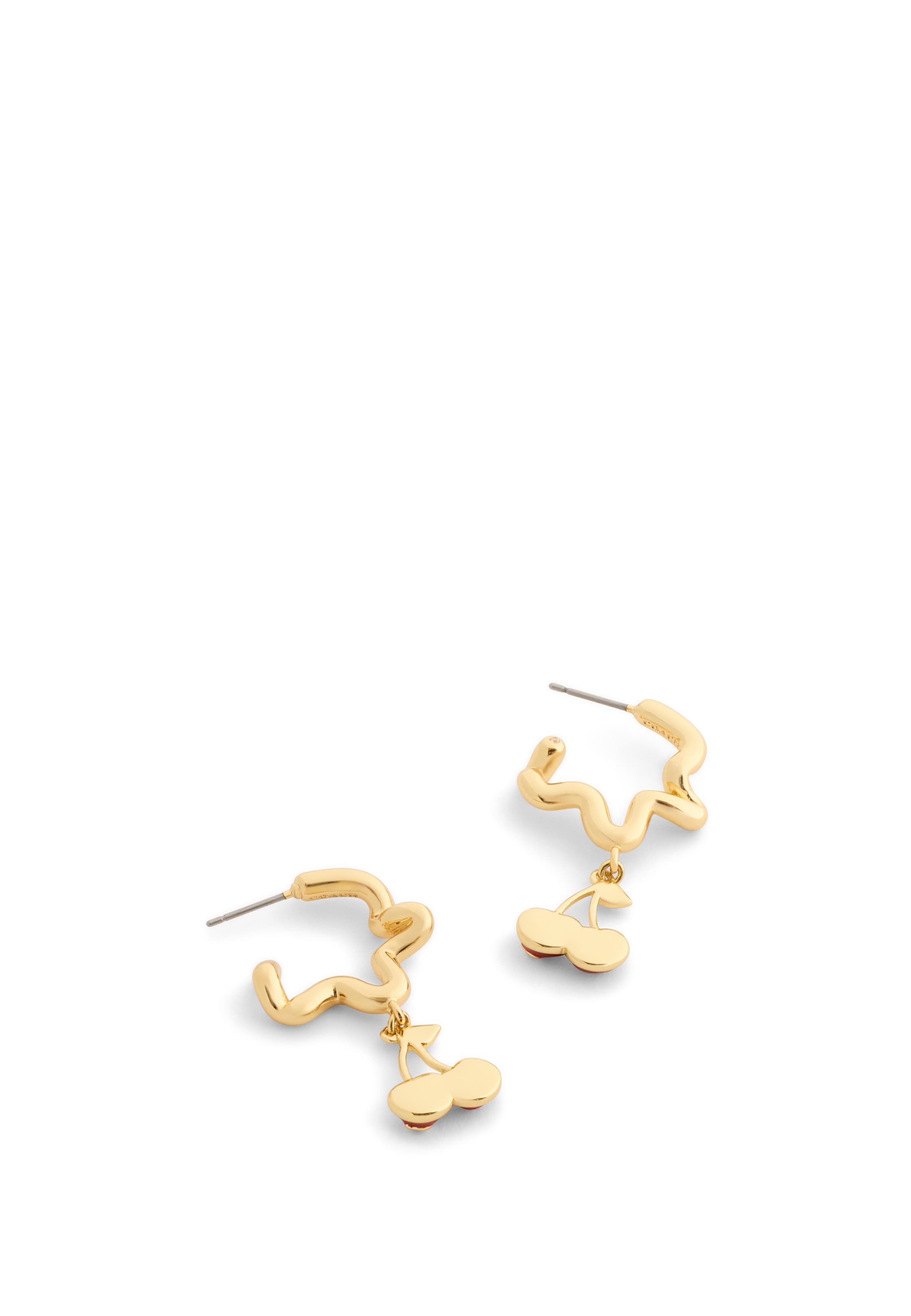 COACH Örhängen 'Cherry' i röd