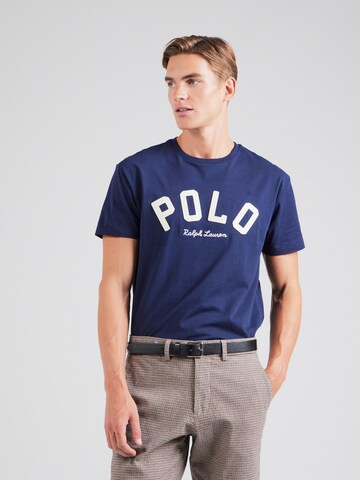T-Shirt Polo Ralph Lauren en bleu : devant