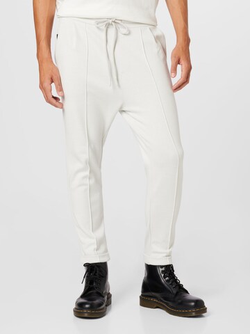 Elias Rumelis Tapered Trousers in White: front