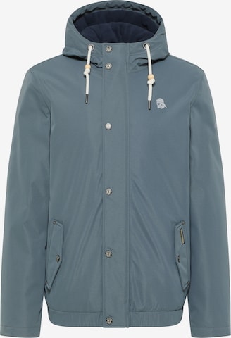 Schmuddelwedda Between-season jacket in Blue: front