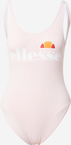 ELLESSE Bustier Badpak 'Lilly ' in Roze: voorkant