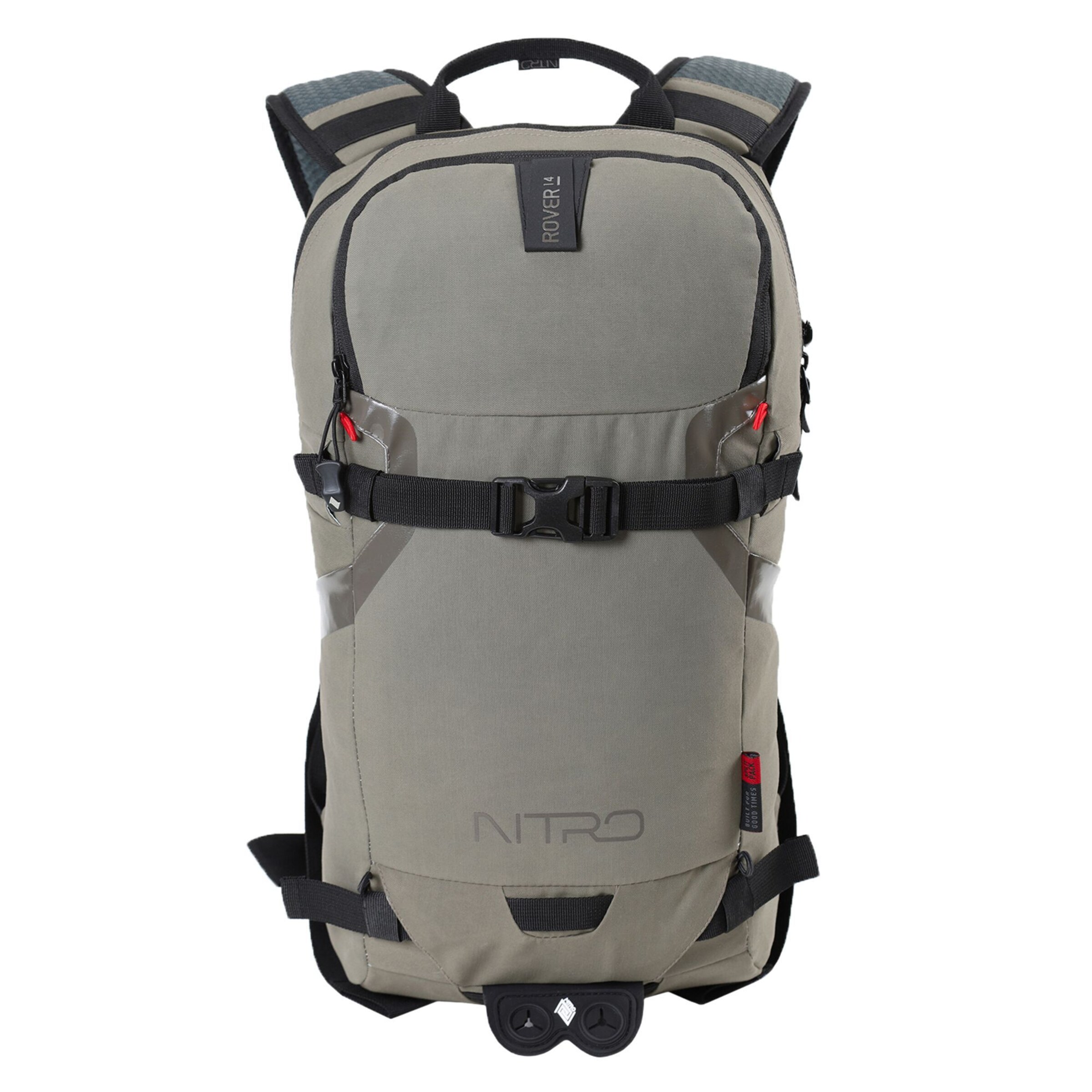 Zaino sportivo 'Rover 14L' di NitroBags in grigio: frontale