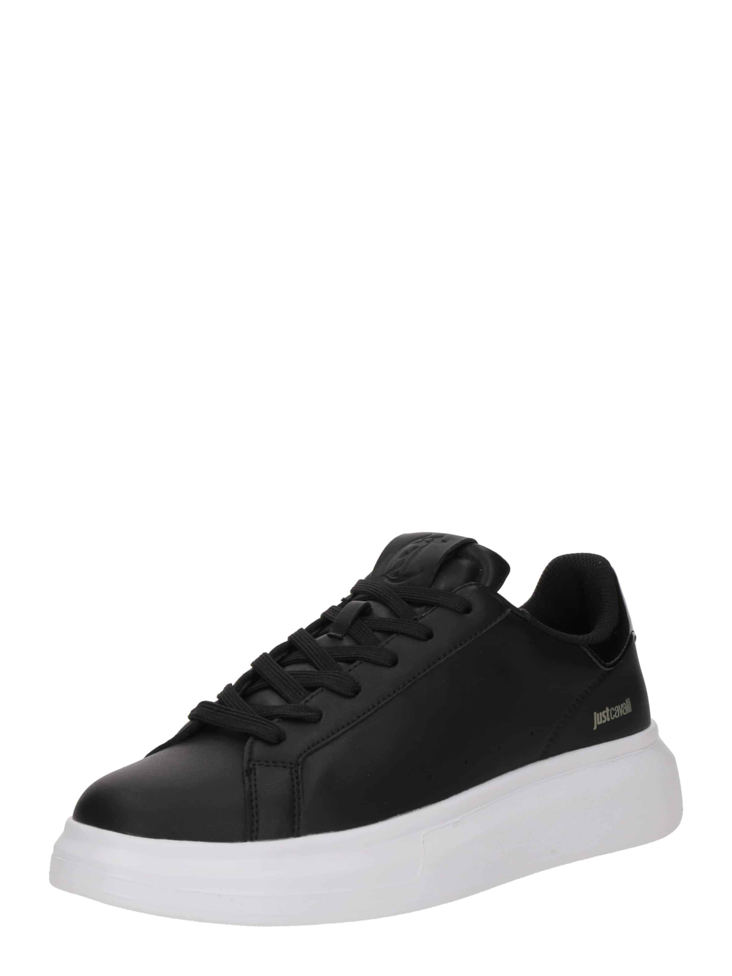 Sneaker bassa 'FONDO URSA DIS. 4' di Just Cavalli in nero: frontale
