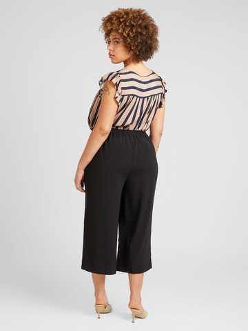 Vero Moda Curve - Loosefit Pantalón plisado en negro