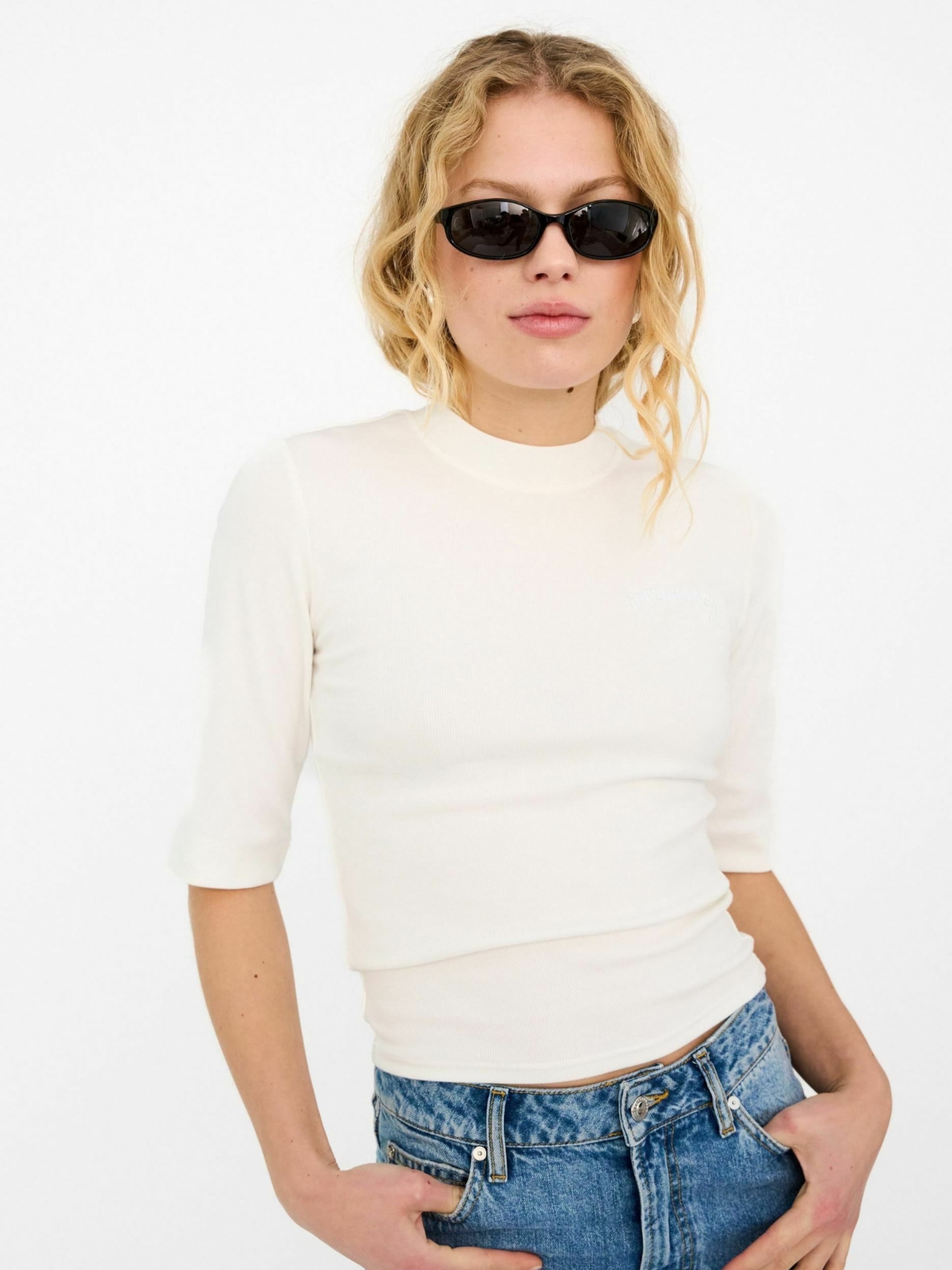 Haut ' IVY-Suzy ' Ivy Copenhagen en blanc : devant
