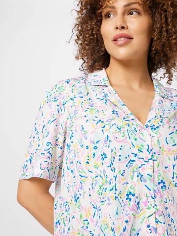 Vero Moda Curve Bluse in Weiß