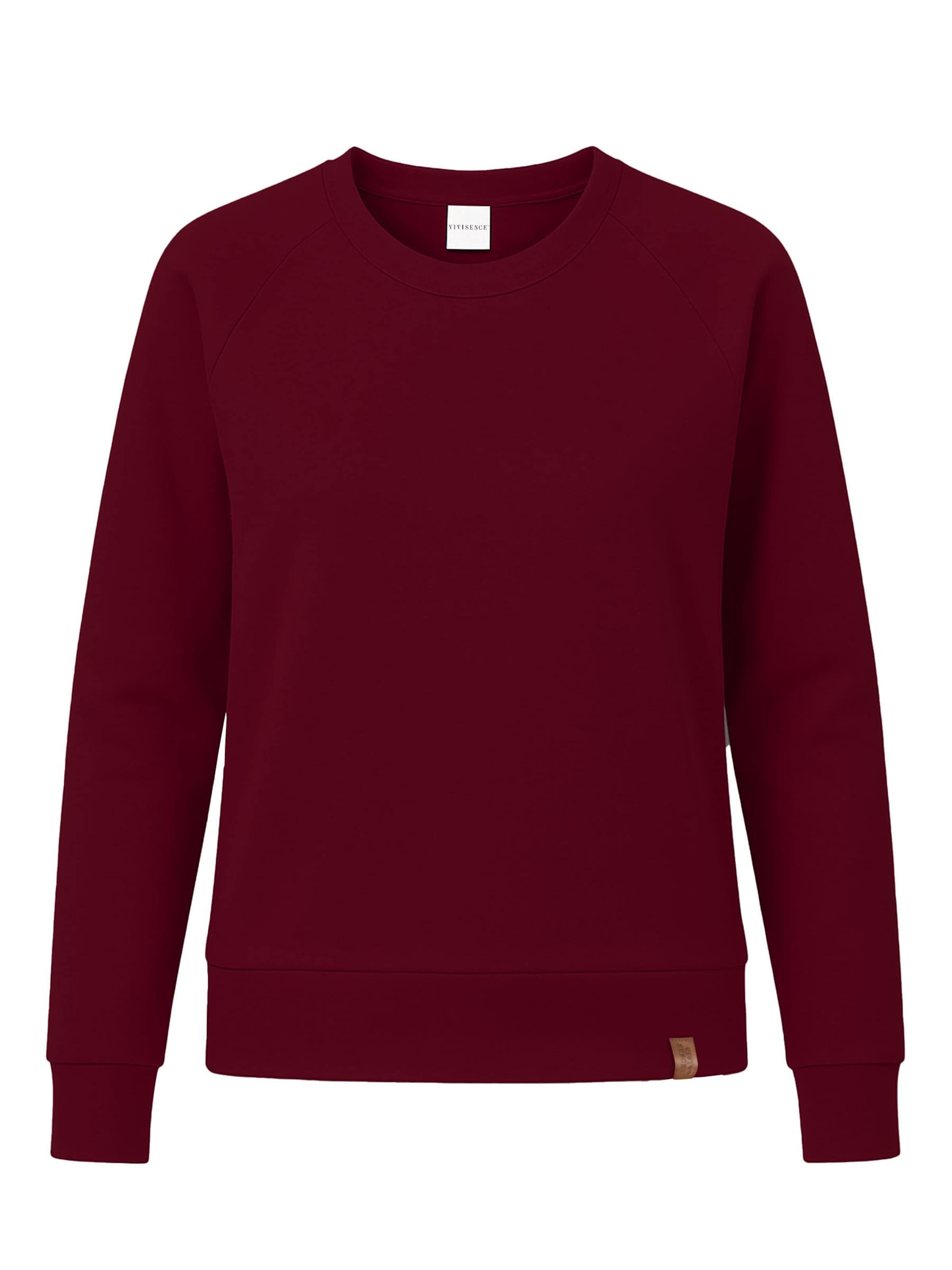 Vivisence Sweatshirt '9004' in Rood: voorkant
