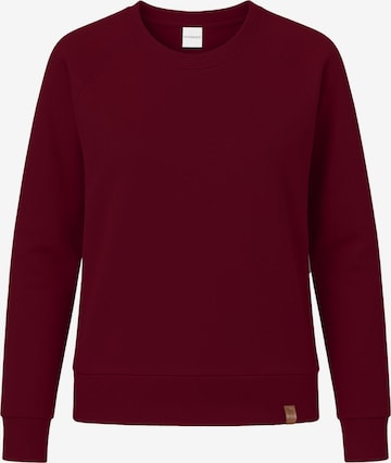 Sweat-shirt '9004' Vivisence en rouge : devant