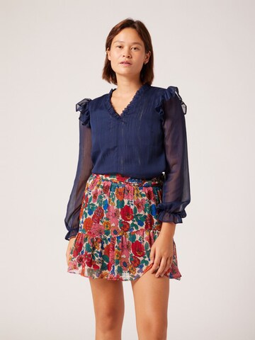 NAF NAF Blouse 'Lola' in Blue: front