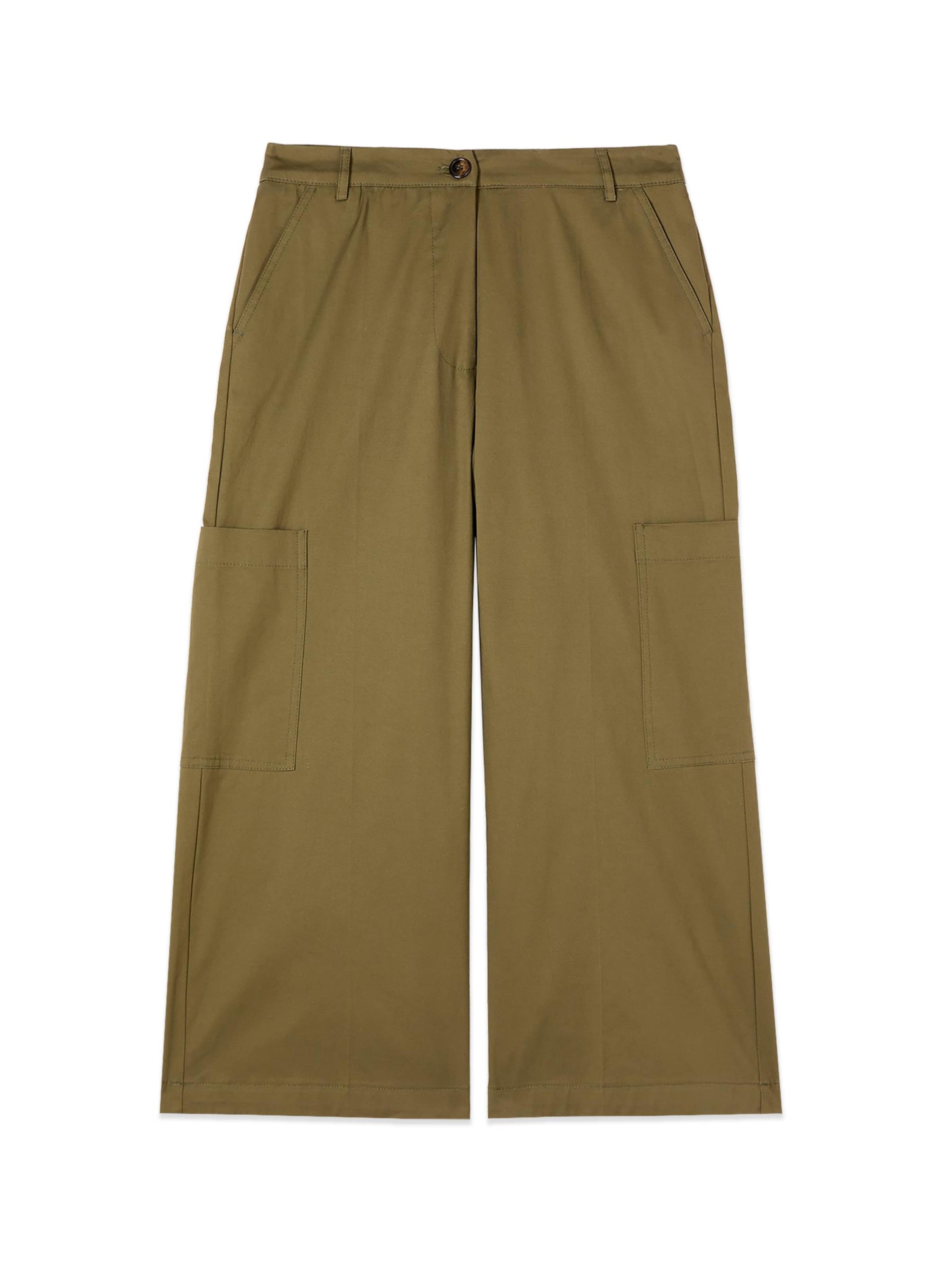 Baggy Pantaloni di oltre in verde: frontale