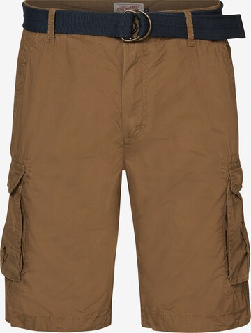 Regular Pantalon cargo Petrol Industries en marron : devant