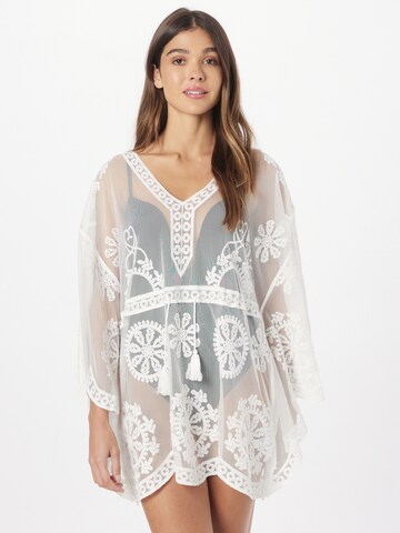 ETAM - Vestido de praia em branco: frente