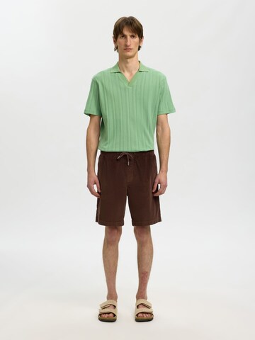 T-Shirt SELECTED en vert