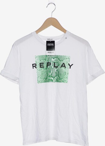 REPLAY T-Shirt S in Weiß: predná strana