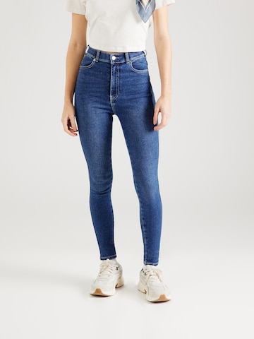 Skinny Jeans 'Moxy' de la Dr. Denim pe albastru: față