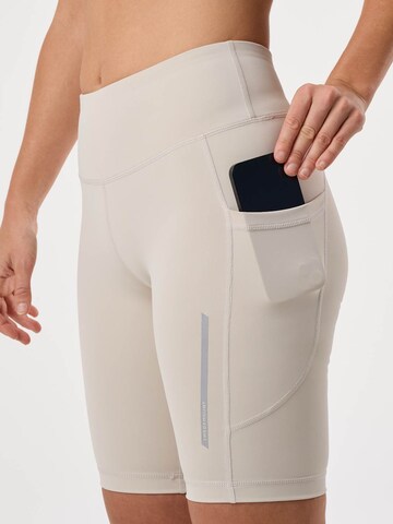 SWEDEMOUNT Skinny Sporthose 'Core'‌‌‌‌‌‌‌‌‌ in Beige