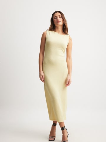 NA-KD Sommerkleid in Gelb: Vorderseite