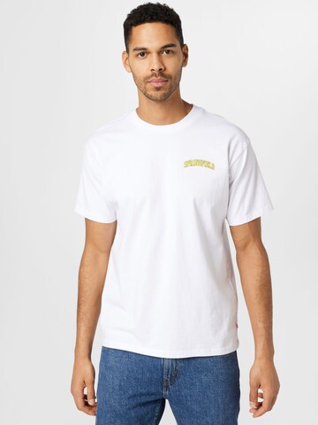 T-Shirt 'The Simpsons™ x Levi's® Unisex Short Sleeve T-Shirt' LEVI'S ® en blanc : devant