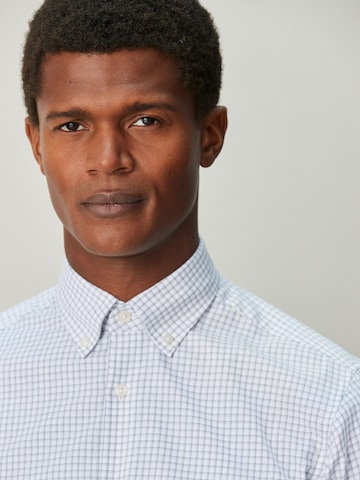 Next Regular fit Button Up Shirt in Grey