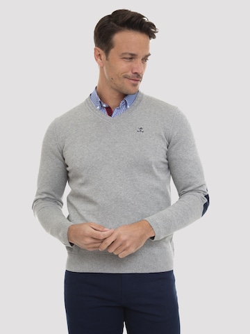Sir Raymond Tailor Sweater 'Los Angeles' in Grey: front