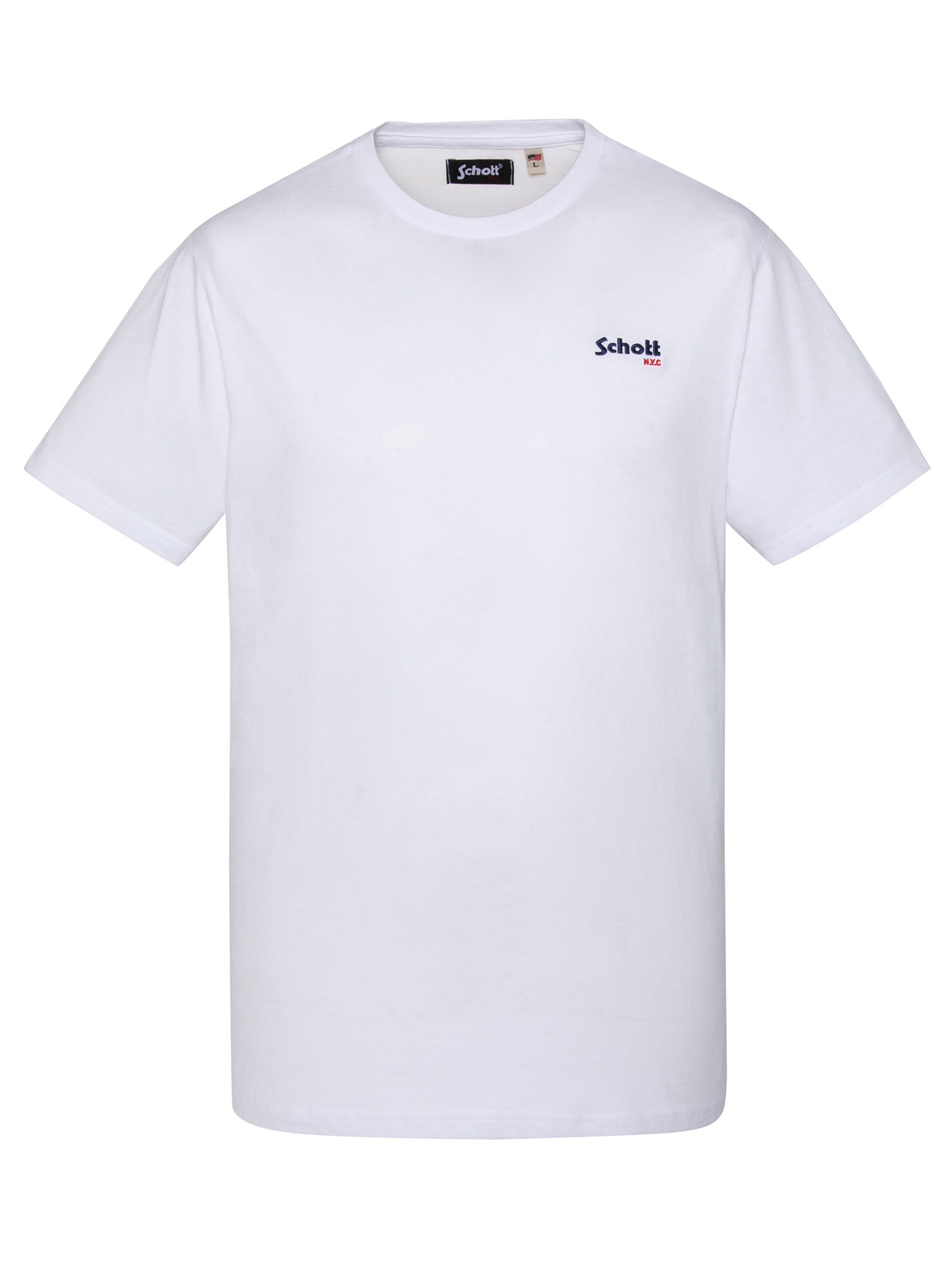 Schott NYC Shirt‌‌ in Weiß: Vorderseite