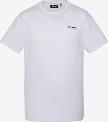 Schott NYC Shirt in Weiß: Vorderseite
