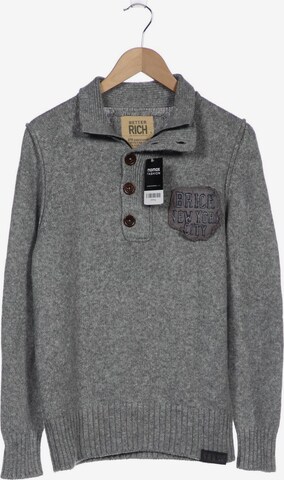 BETTER RICH Sweater & Cardigan in L in Grey: front