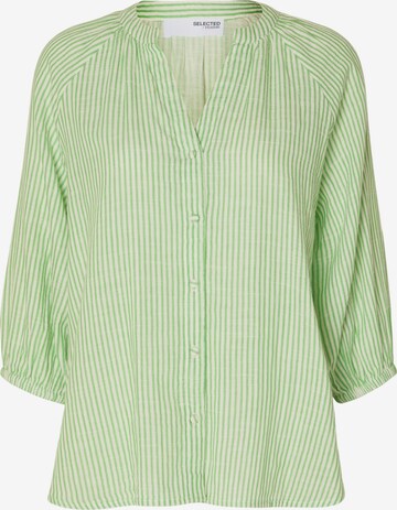 SELECTED FEMME Blouse 'Alberta' in Green: front